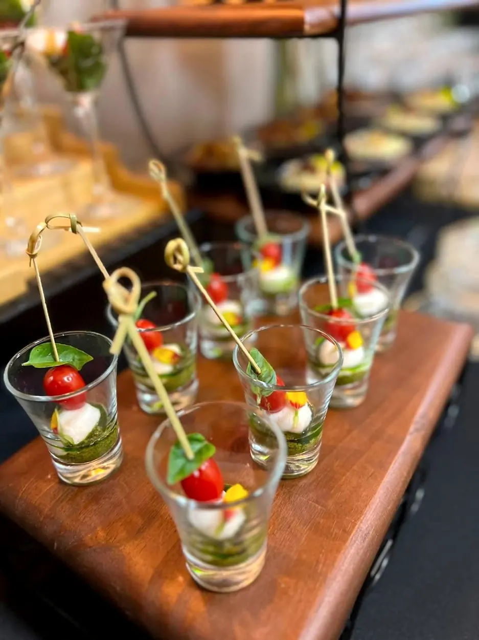 Coquetel com finger foods