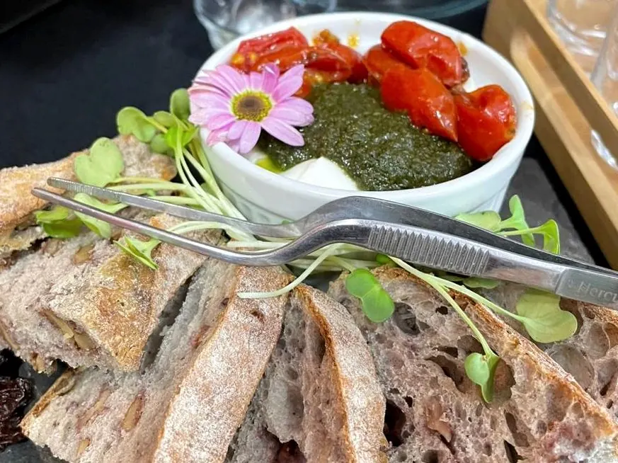 Apresentação de itens gastronômicos